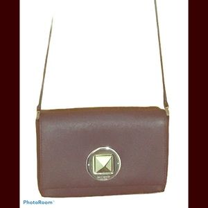 Kate Spade burgundy crossbody purse used once